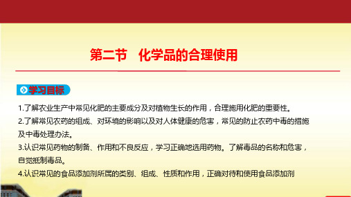 8.2 化学品的合理利用 人教版(2019)高中化学必修二课件(共19张PPT)