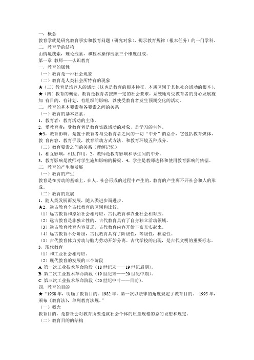 教育学重点