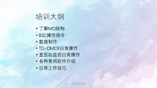 BSC基础知识培训PPT课件