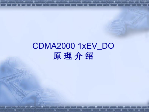 CDMA2000_1xEV_DO原理介绍