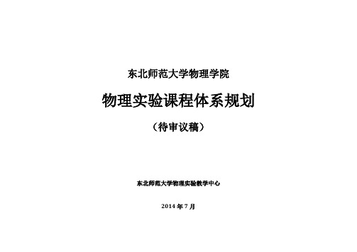 东北师范大学物理学院