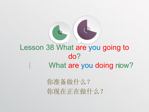 Lesson 38 What are you going to do完美版