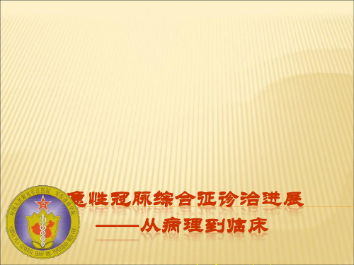 急性冠脉综合征(PPT)