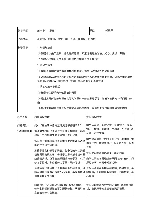 北师大版八年级物理下册全册教案[1]