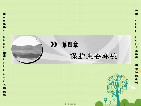 高中化学第4章保护生存环境第1节改善大气质量(第1课时)大气污染的危害课件新人教版选修1