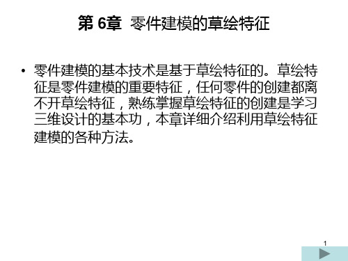 第06章 ProE零件建模的草绘特征PPT课件