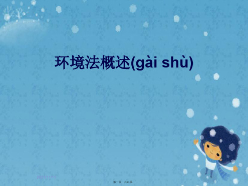 环境法概述