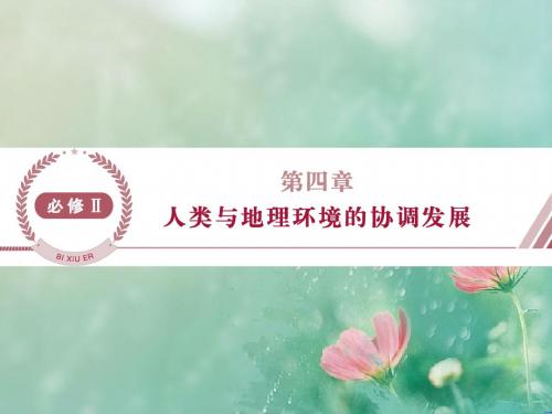 《浙江新高考》高考地理湘教版课件：必修Ⅱ第四章 人类与地理环境的协调发展 第一节