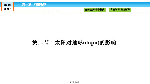 金版新学案高中人教版地理必修1课件第1章行星地球12