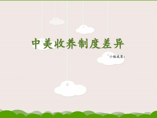 中美收养制度差异