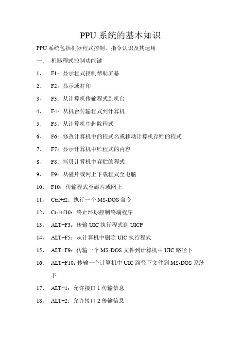 PPU系统的基本知识