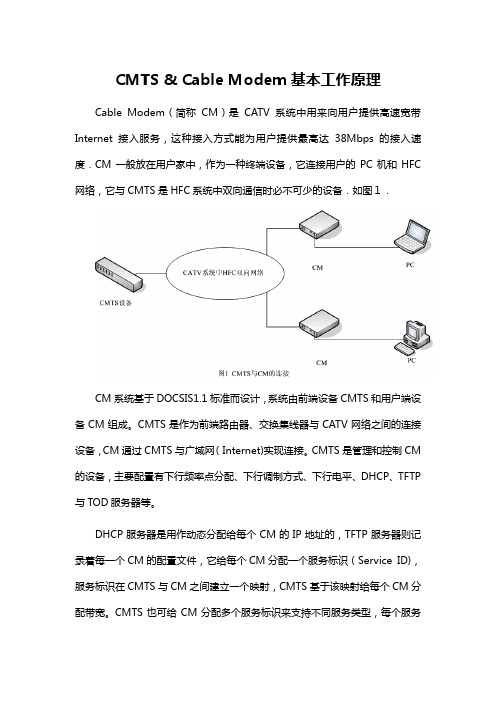 CM和CMTS的通信原理DOC
