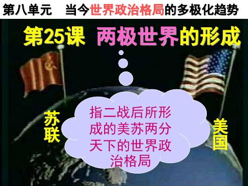 人教版高中历史必修1 25课.两极世界的形成ppt