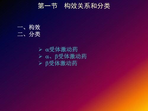 肾上腺素受体激动药