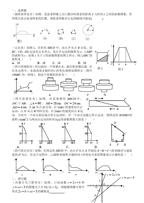一次函数性质专题练习