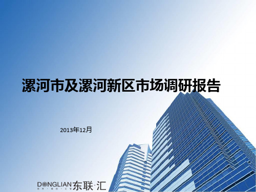 漯河市市场调研报告