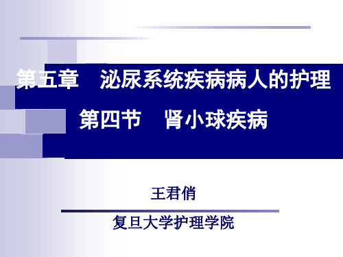 《内科护理学》肾小球肾炎PPT课件(全套完整)