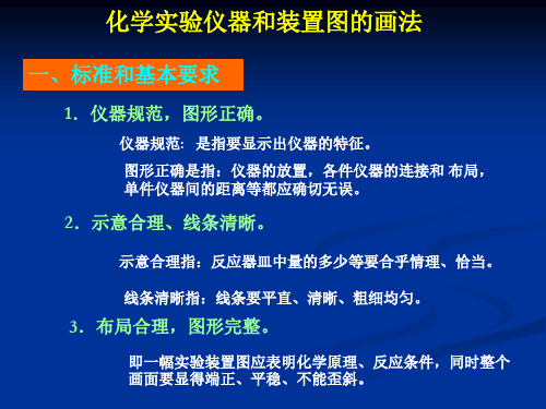5----化学实验仪器和装置图的画法