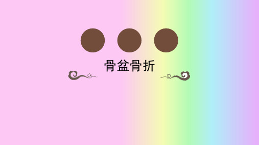 骨盆骨折内固定术