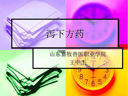 泻下方药