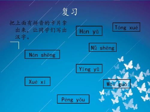 对外汉语初级教学教案
