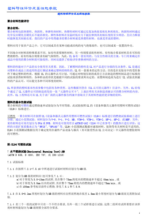 塑料特性评价及其性能参数_mark040413
