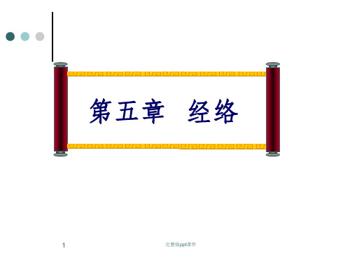 中医经络ppt课件