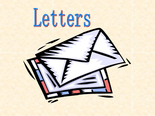letter英文书信书写格式