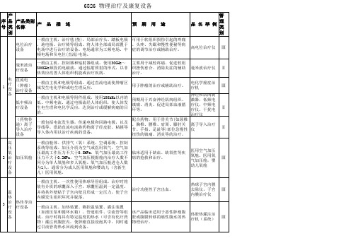 6826 物理治疗及康复设备