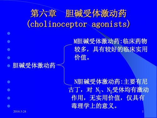 胆碱受体激动药