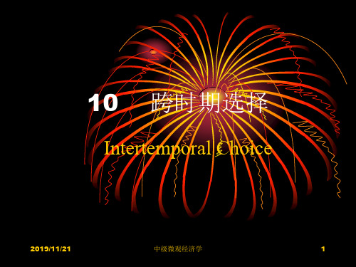 10-跨时期选择