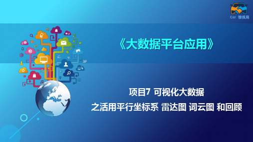 大数据 可视化大数据  活用平行坐标系 雷达图 词云图 和可视化总结