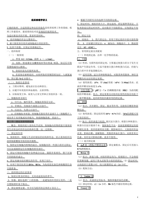 组织病理学讲义