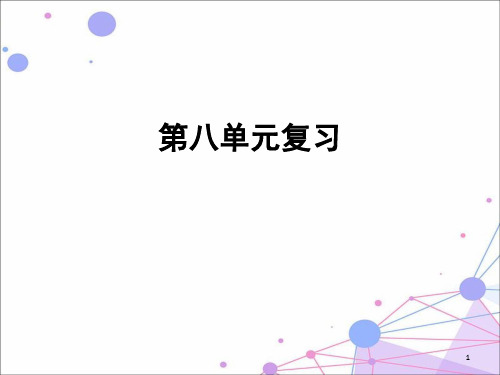 部编二年级下册第八单元复习(课堂PPT)