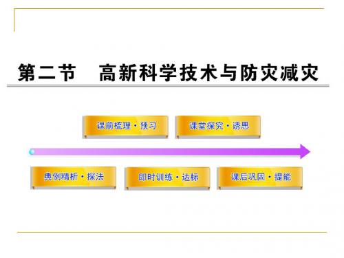 湘教版高中地理 4.2 高新科学技术与防灾减灾 课件 (2)