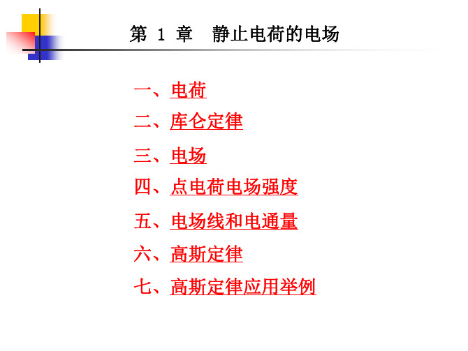 04-1-第1章-静止电荷的电场-电磁学-大学物理-海南大学