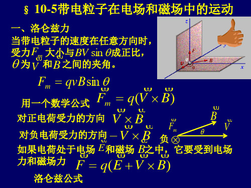 大学物理---洛仑磁力