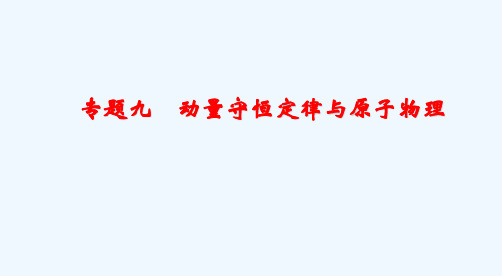 专题9动量守恒定律与原子物理