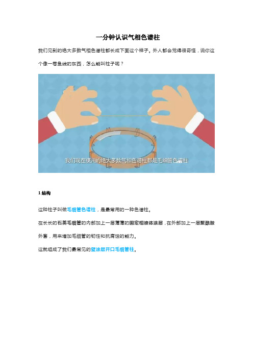 图解气相色谱柱