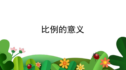 【苏教版小学数学】比例优秀课件5