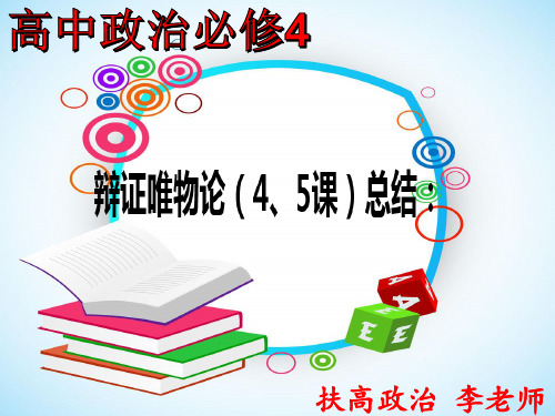 高中政治必修4辩证唯物论(4、5课)总结复习(共16张PPT)