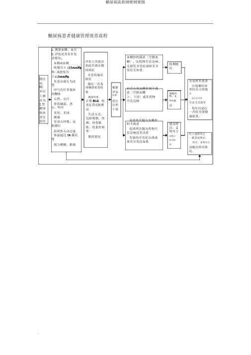 糖尿病流程纲要纲要图