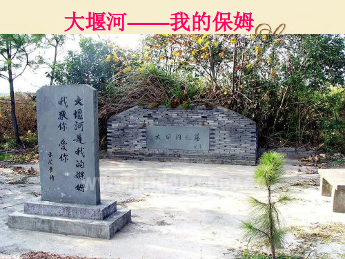 大堰河我的保姆完整版PPT课件