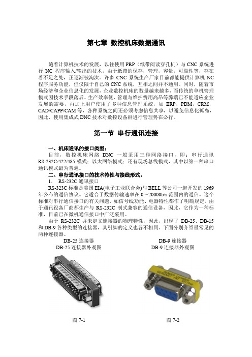 第七章 数控机床数据通讯