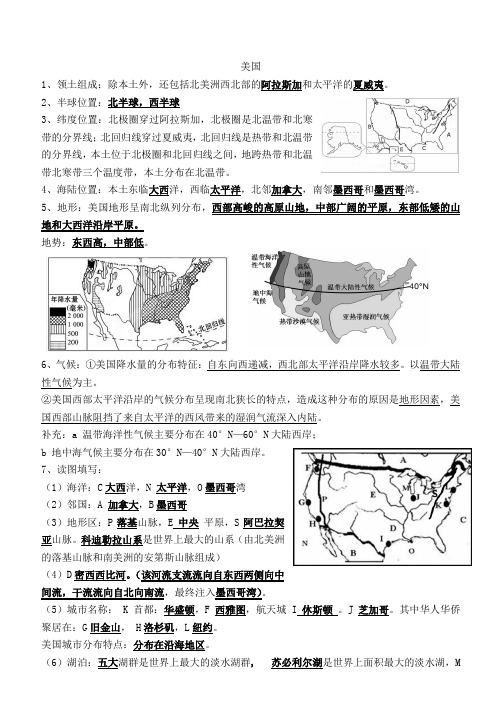 美国---知识梳理