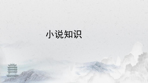 高考小说知识大全PPT