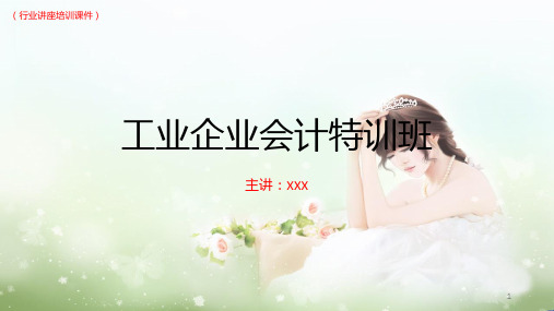 (新)工业会计特训班(行业讲座培训课件)