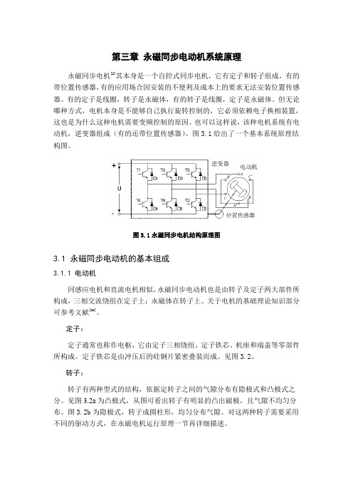 永磁同步电动机系统原理