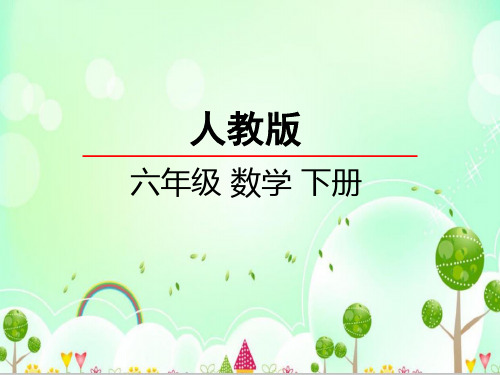 小学人教版六年级下册数学(数与代数、比和比例课件)