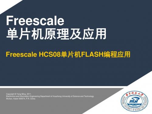 S0814Freescale HCS08单片机FLASH编程应用